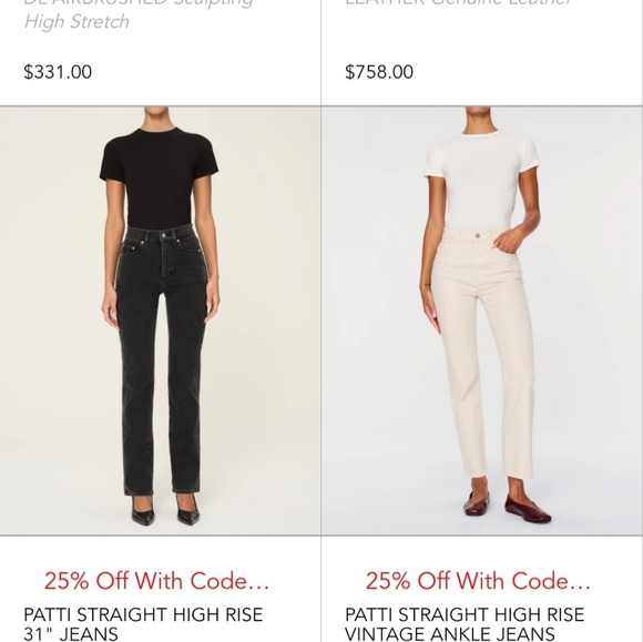 DL1961 Patti Straight high rise vintage jeans size 29 - Picture 4 of 10